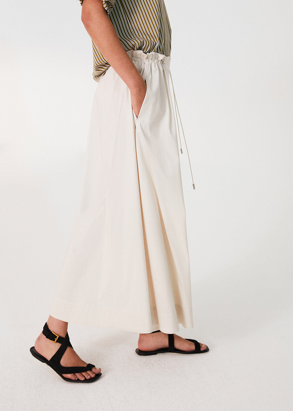 BIANCALANCIA Popelin Rock beige