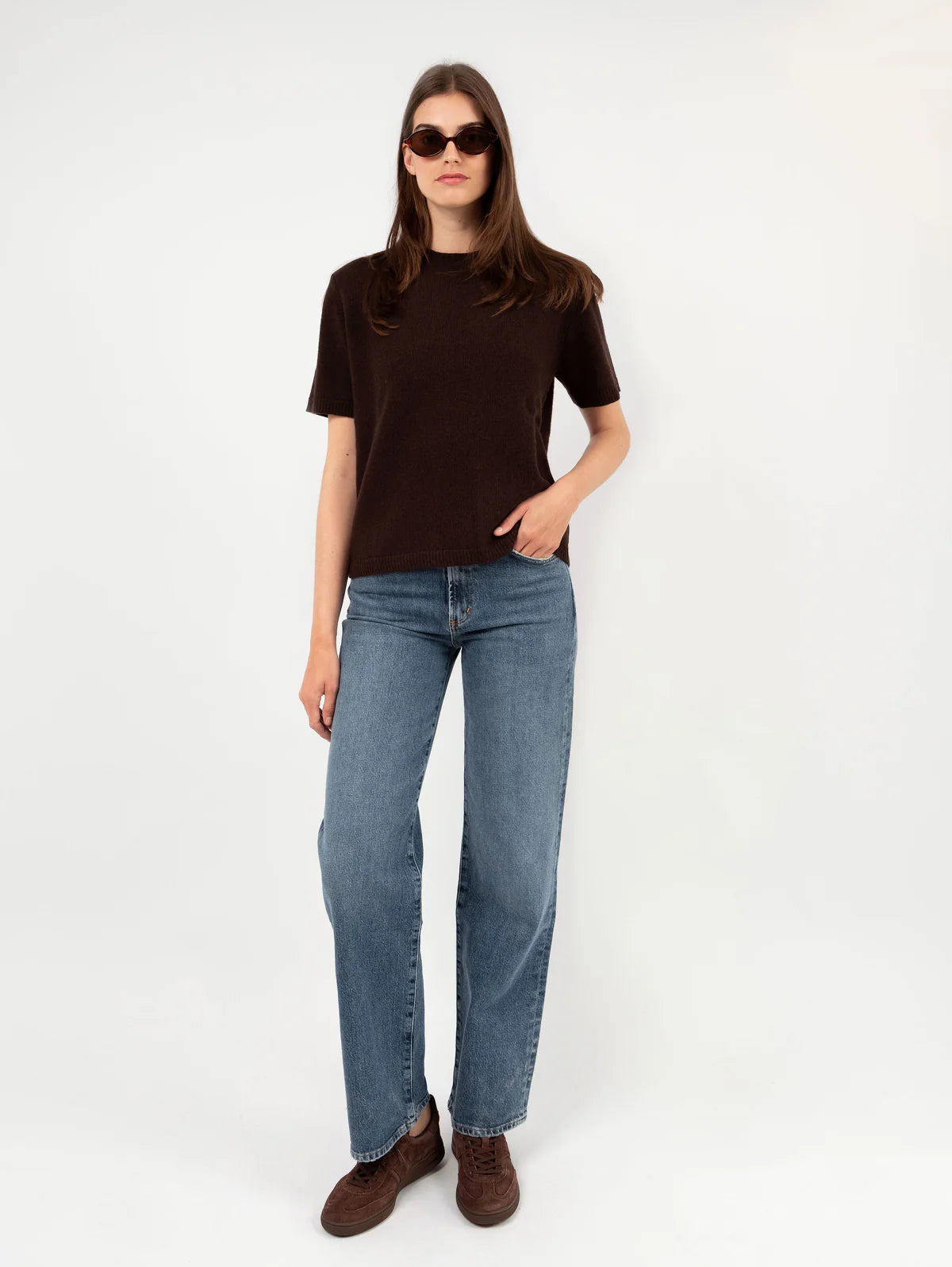 ANNA V BERG Jules Sweater espresso