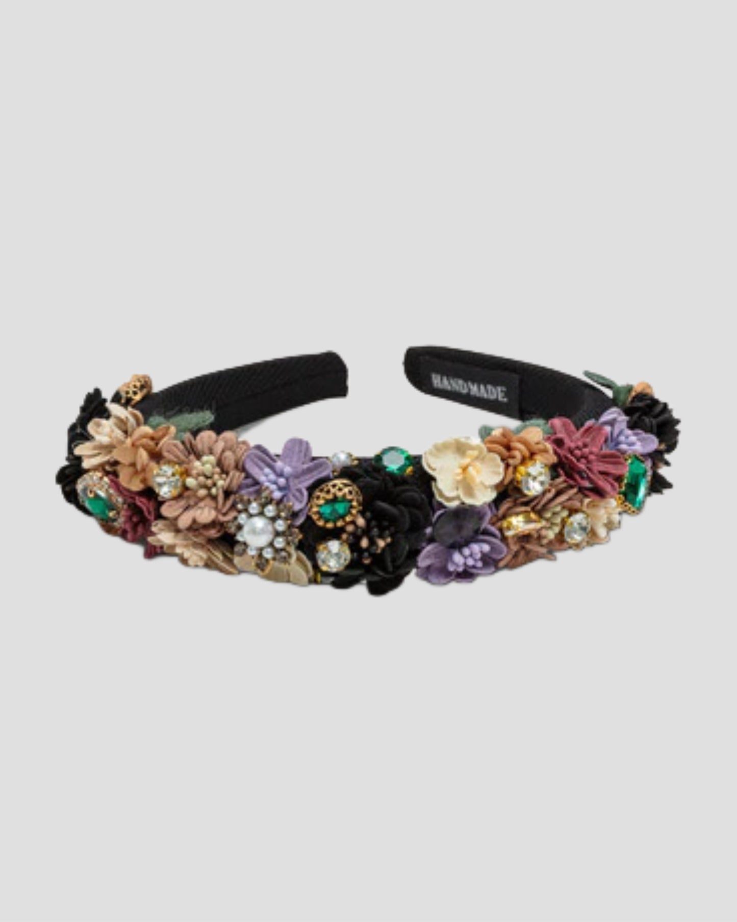 byvivi Haarreif Blumen schwarz
