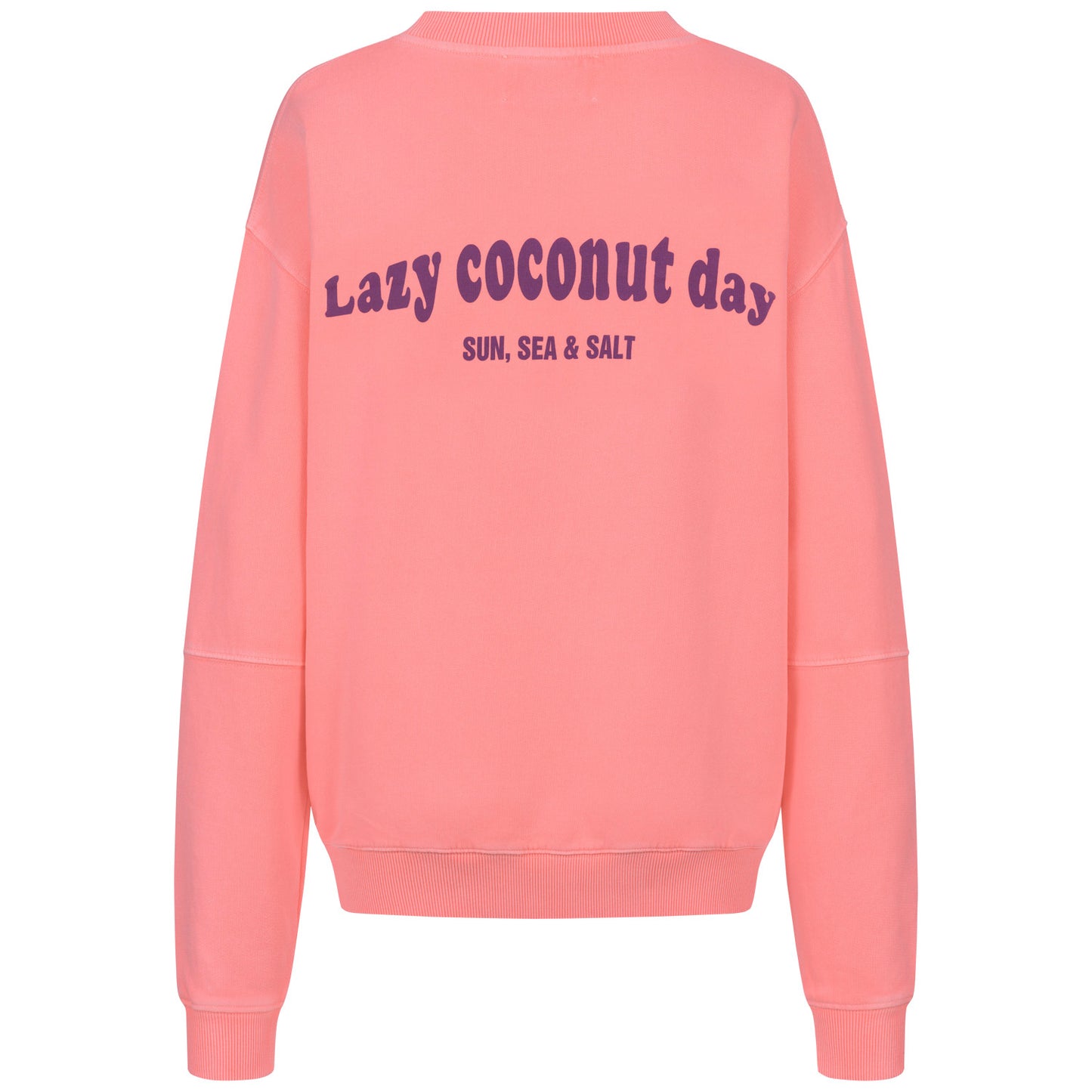another brand Sweatshirt Lazy Coconut fluo apricot
