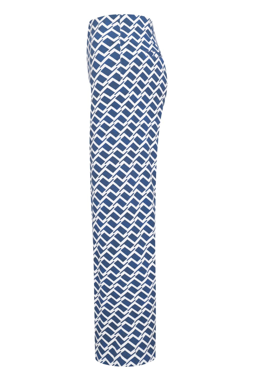 SEDUCTIVE Kimberly Aqua Square Print blau