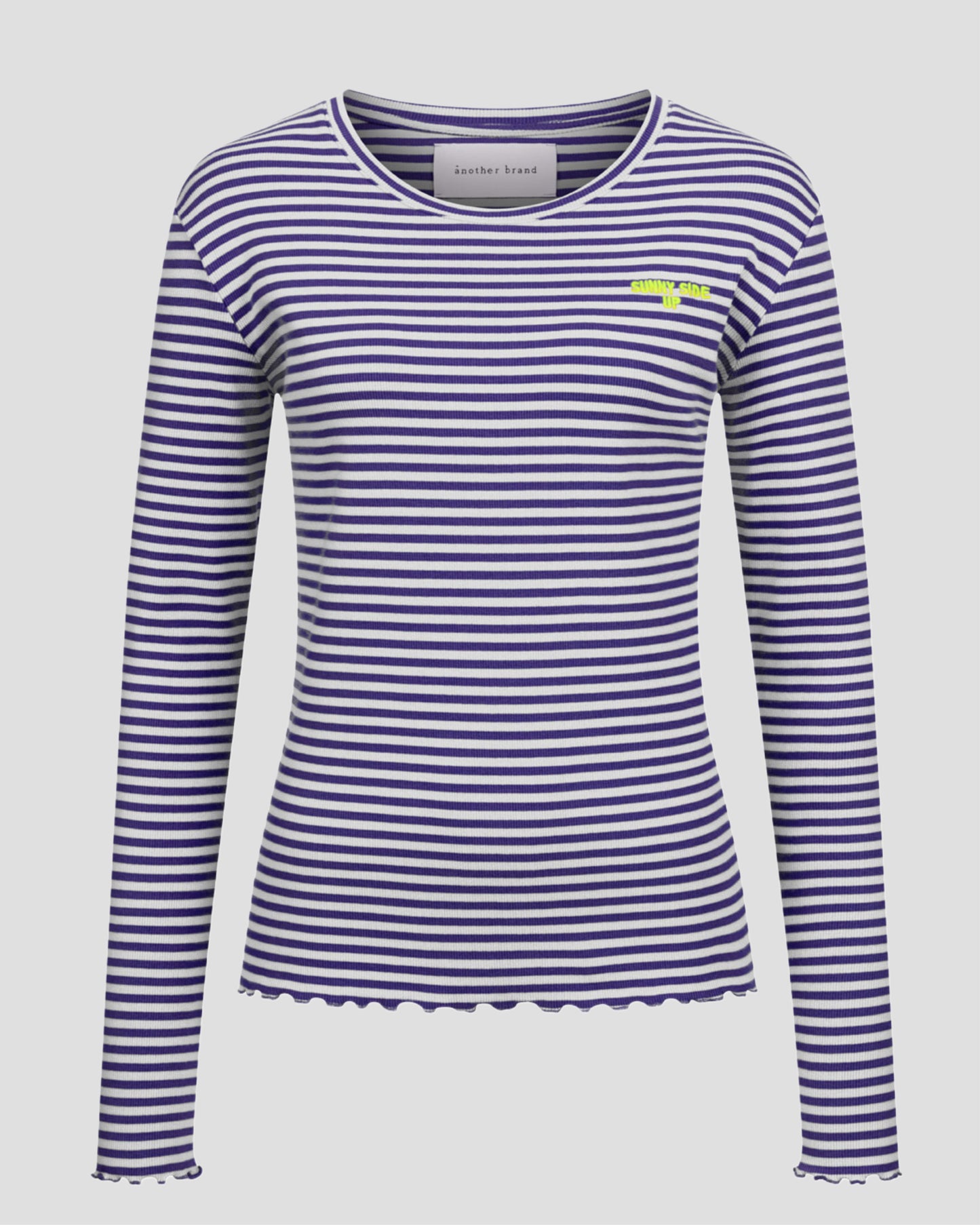 another brand Rib Longsleeve Sunny navy blue