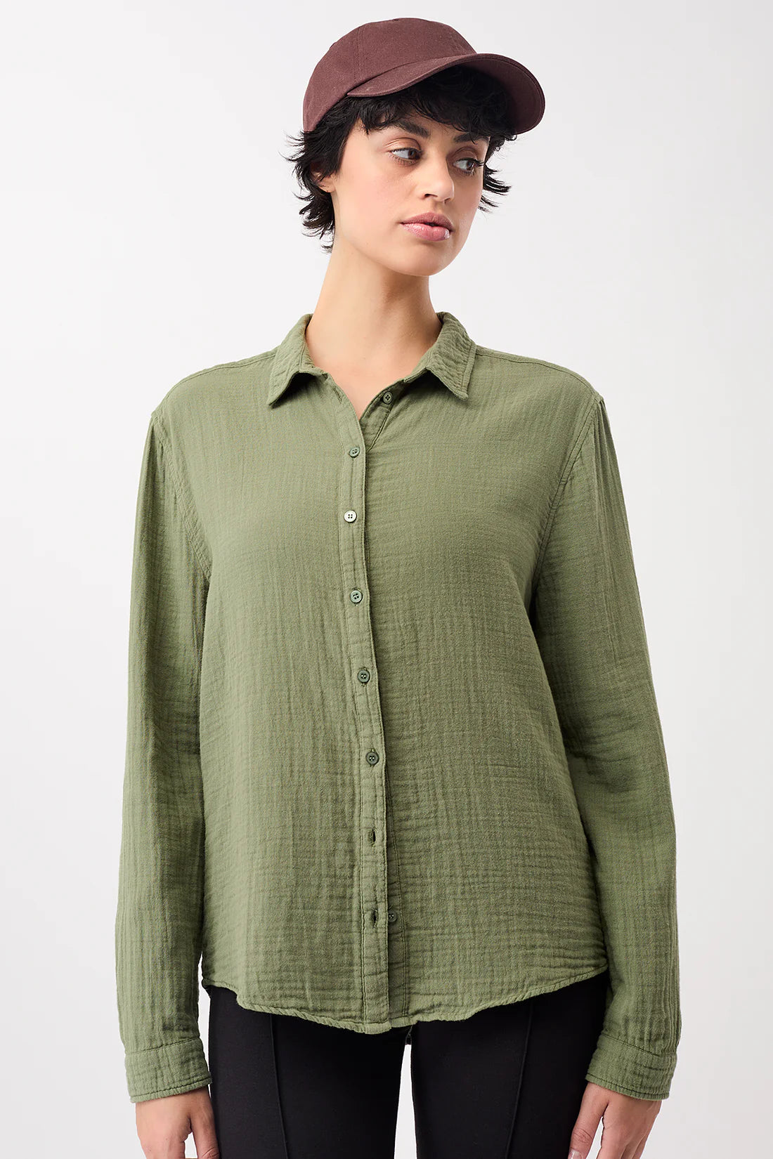 MANDALA Bluse Tulum olive