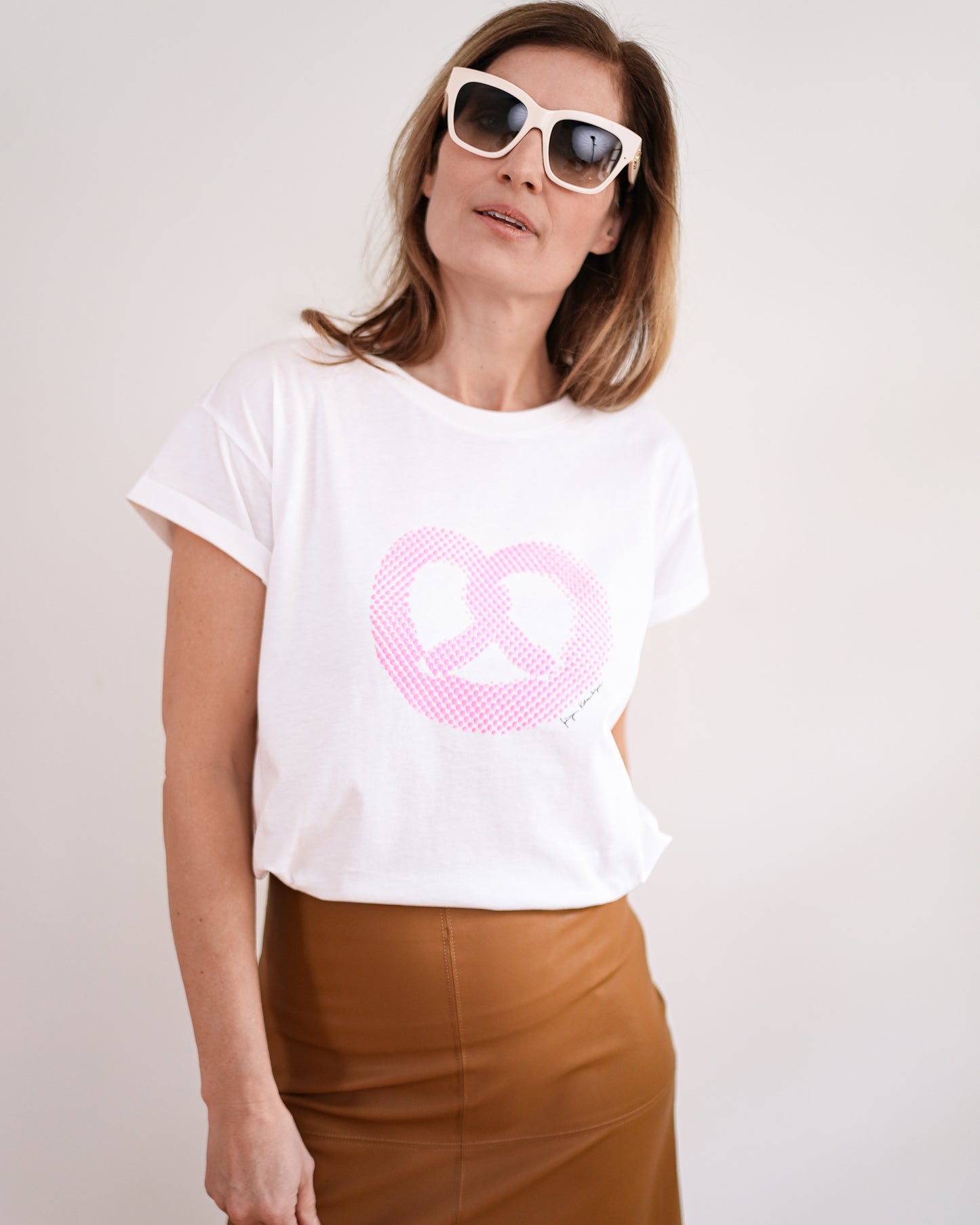 RAILIN T-Shirt PINK BREZN