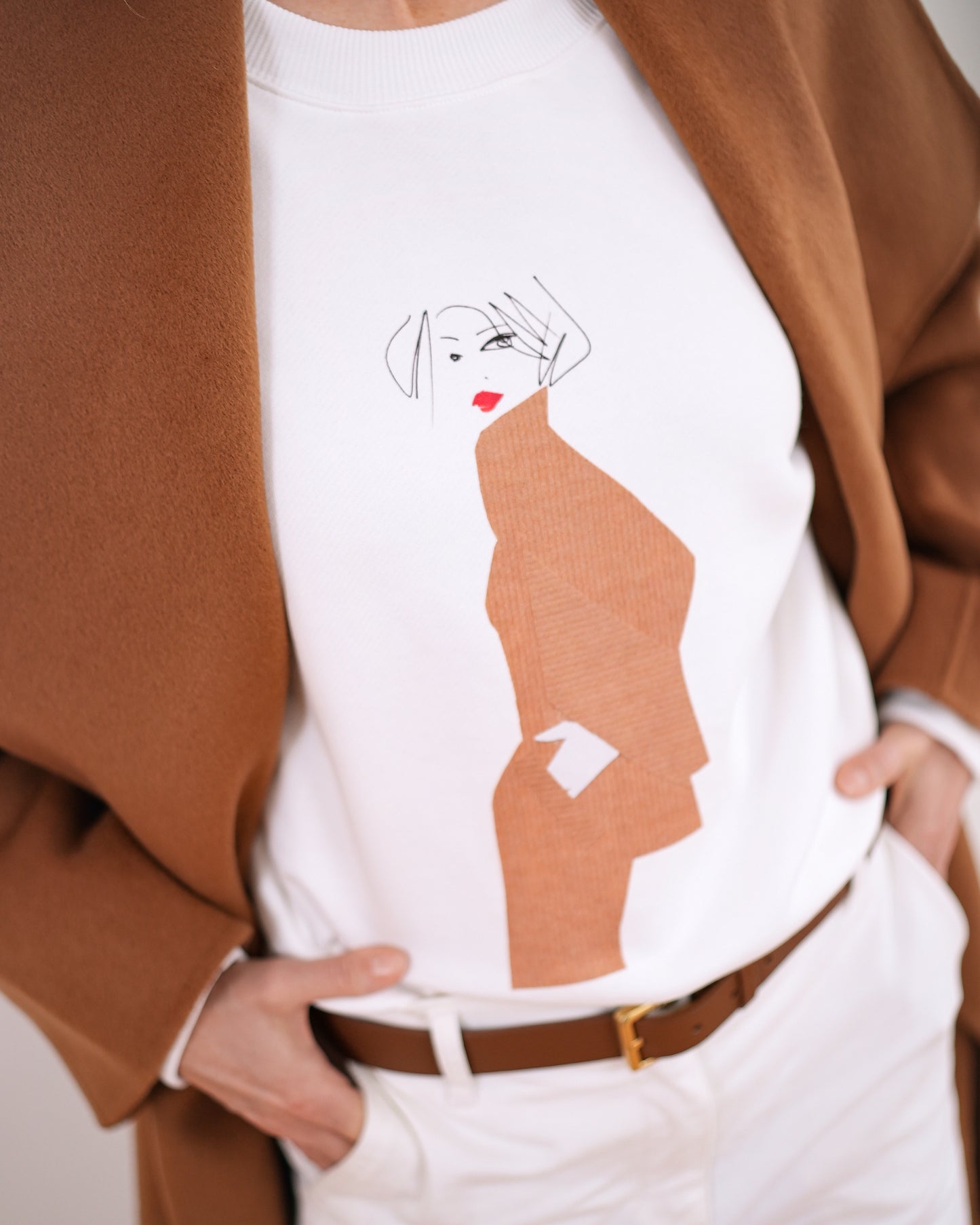 RAILIN Sweatshirt CONFIDENCE creme