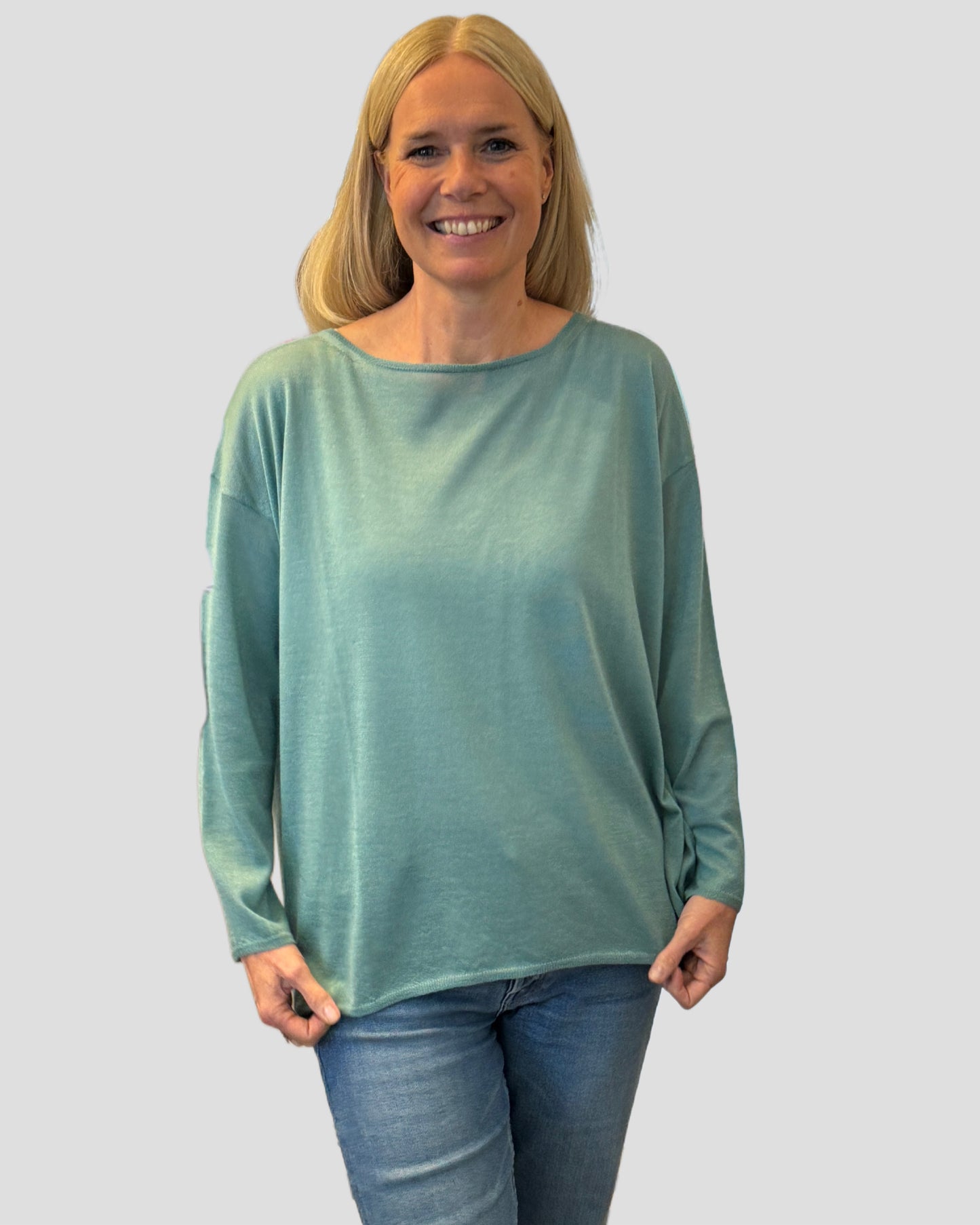 That‘s Alyki Sweater „Willow“ acqua