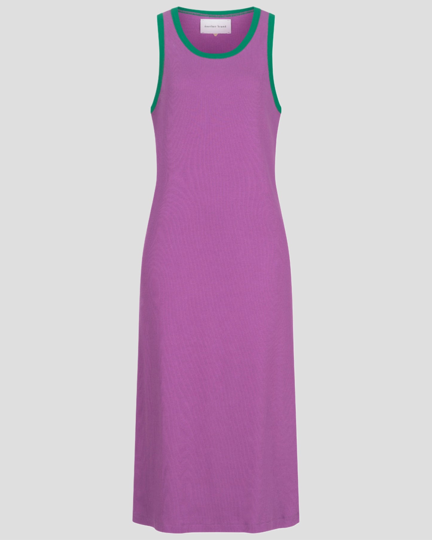 another brand Rib Kleid lila
