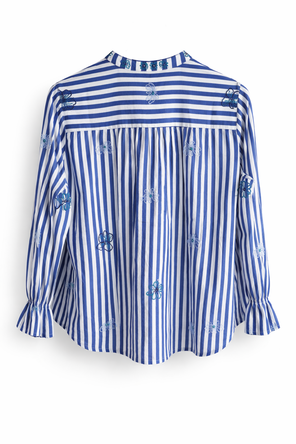 NIMO WITH LOVE Broom Blouse blue stripes