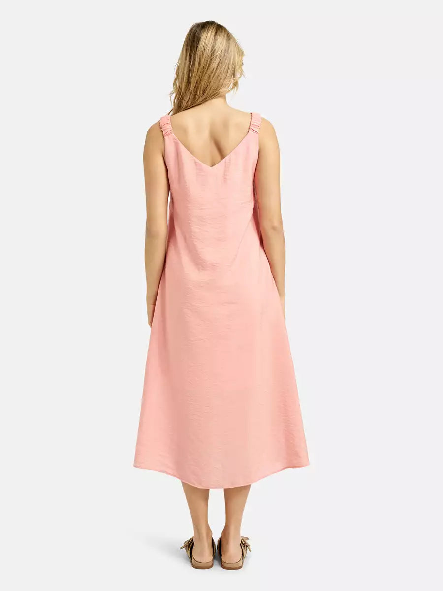 Smith&Soul Kleid Crinkled lachs