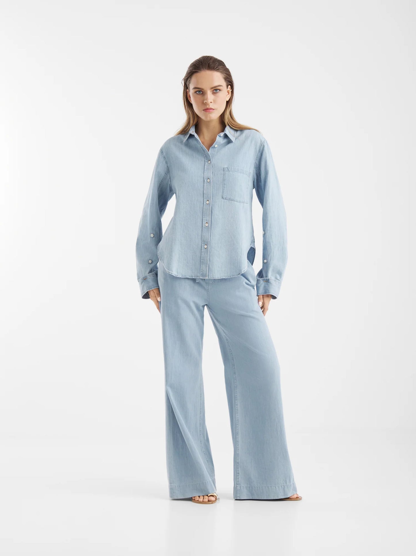SOSUE BLOUSE CLASSIC DENIM