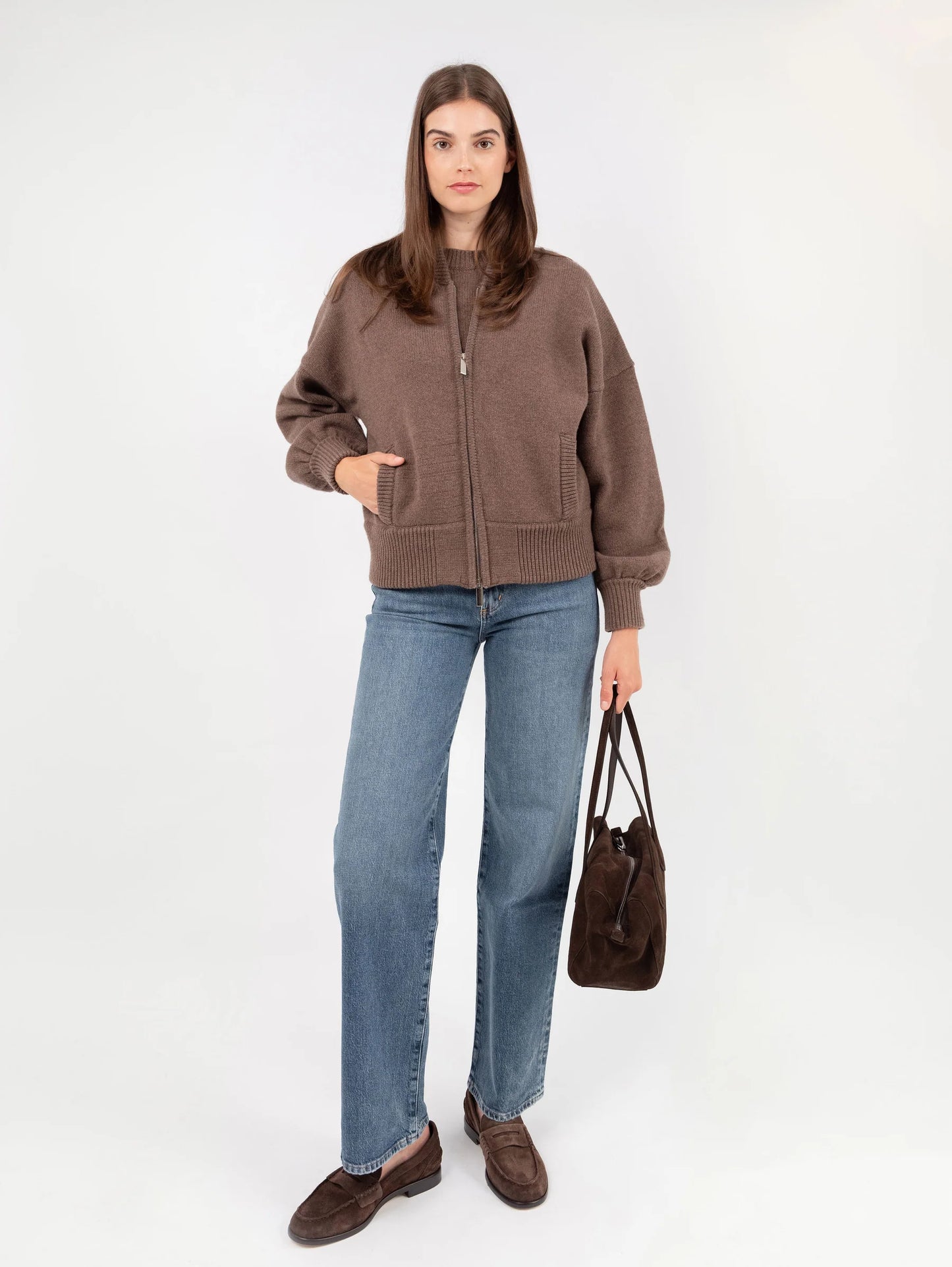 ANNA V BERG Augusta Jacket dark nougat