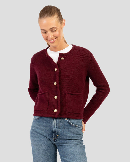 Anna v Berg Patricia Jacket dark cherry