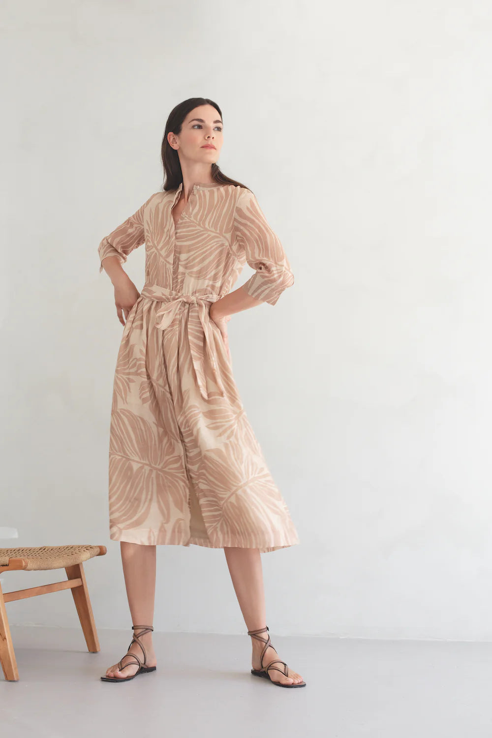 SPOON Long Dress nude