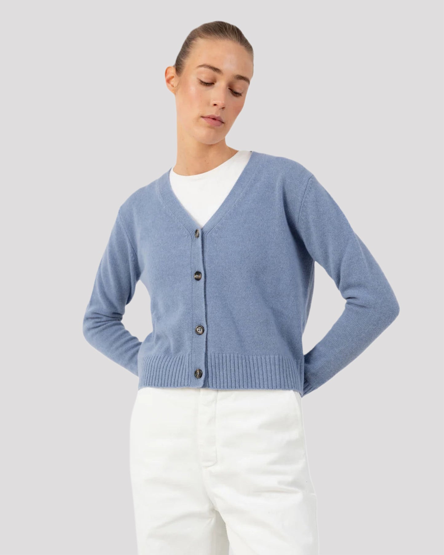 Anna v Berg STEFFY Cardigan jeans blue