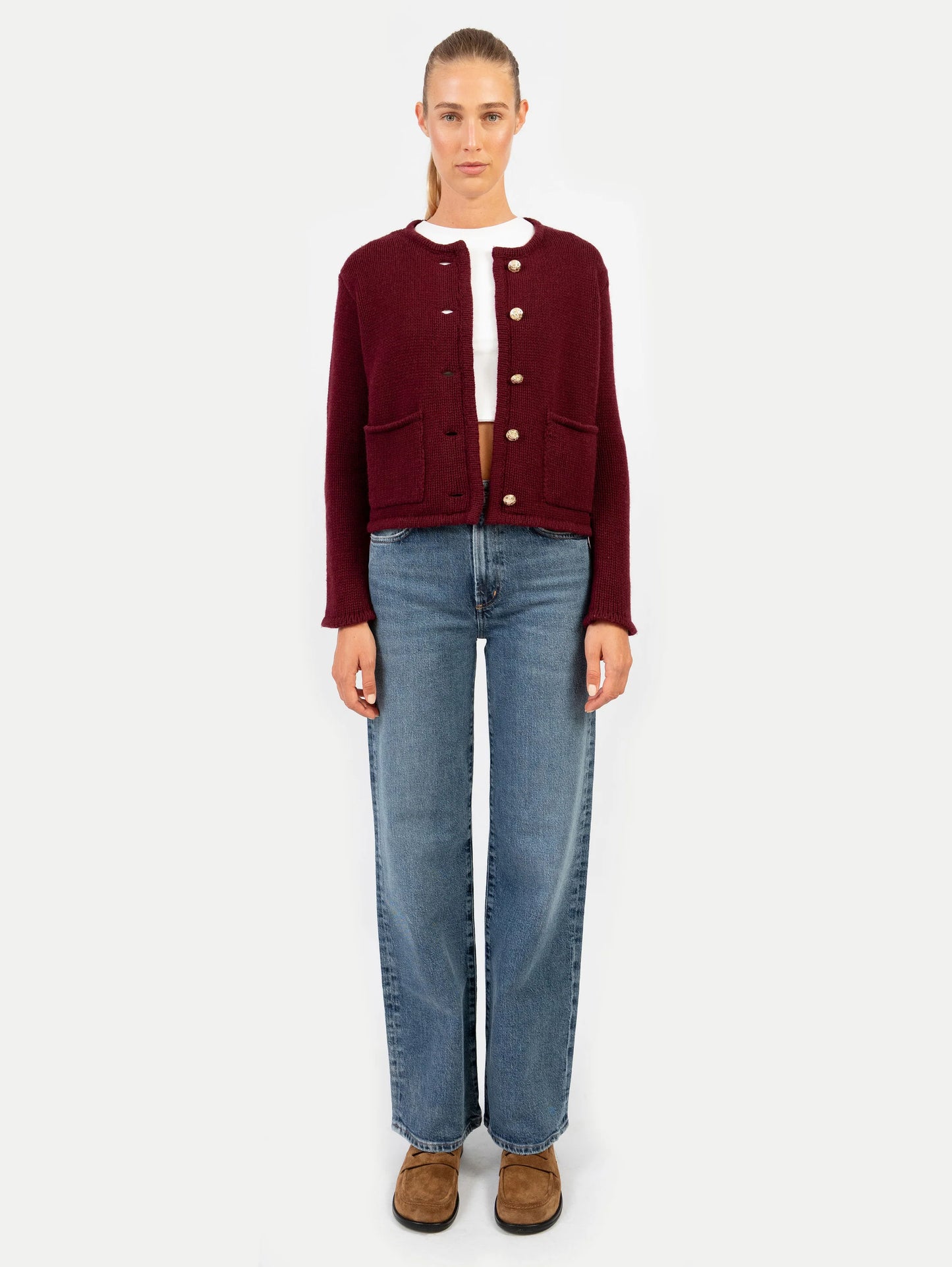 Anna v Berg Patricia Jacket dark cherry