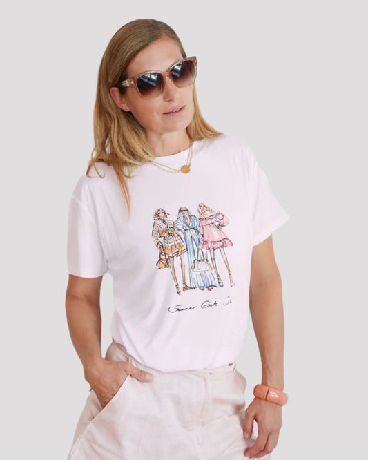 RAILIN T-Shirt SUMMER GIRLS CLUB pink marshmellow