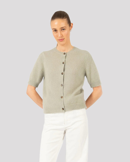 ANNA V BERG Cardigan LOUISE thyme
