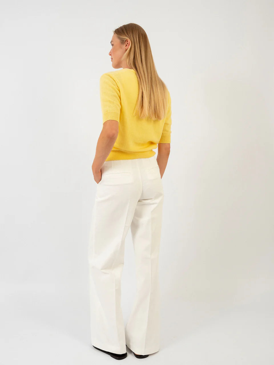 Anna v Berg FLORENTINE CARDIGAN in lemon sorbet