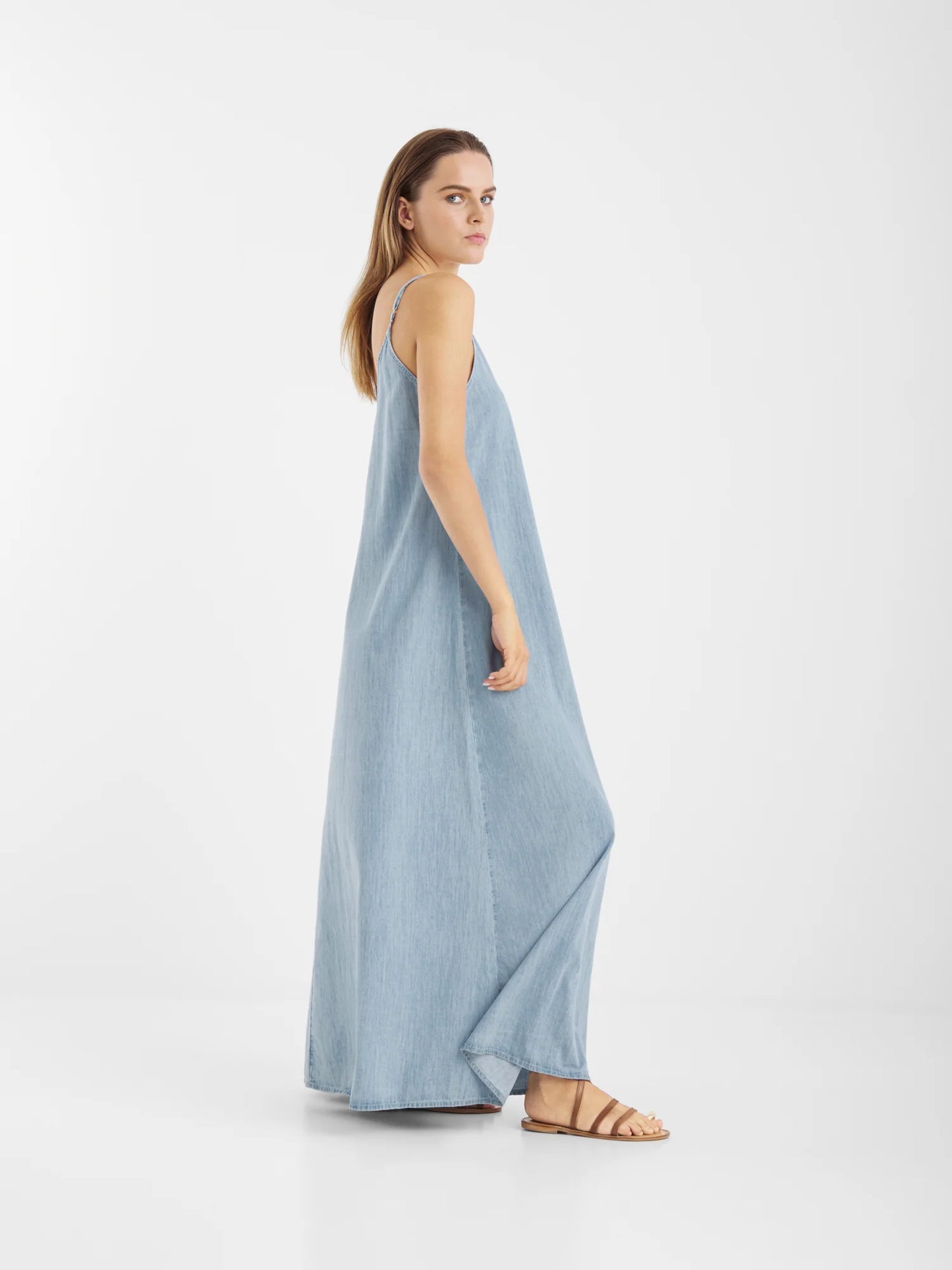 SOSUE Dress Denim Tank