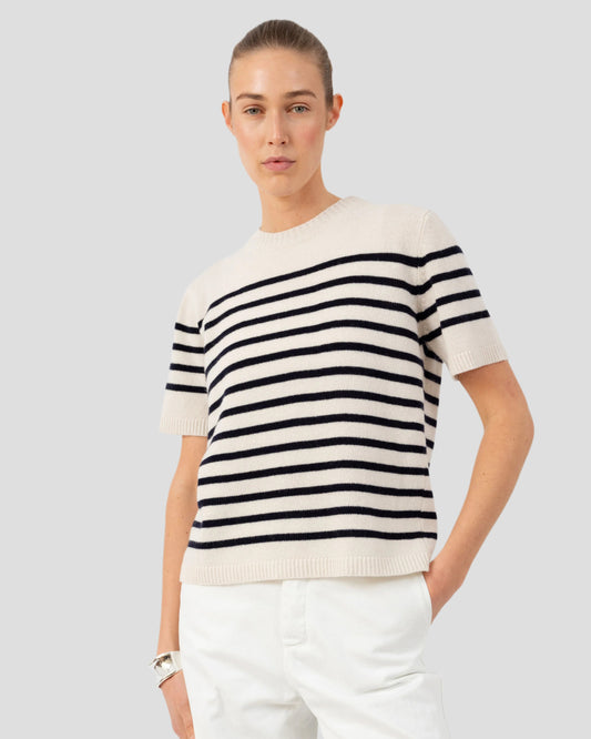 ANNA V BERG JULES Sweater vanilla/deep blue