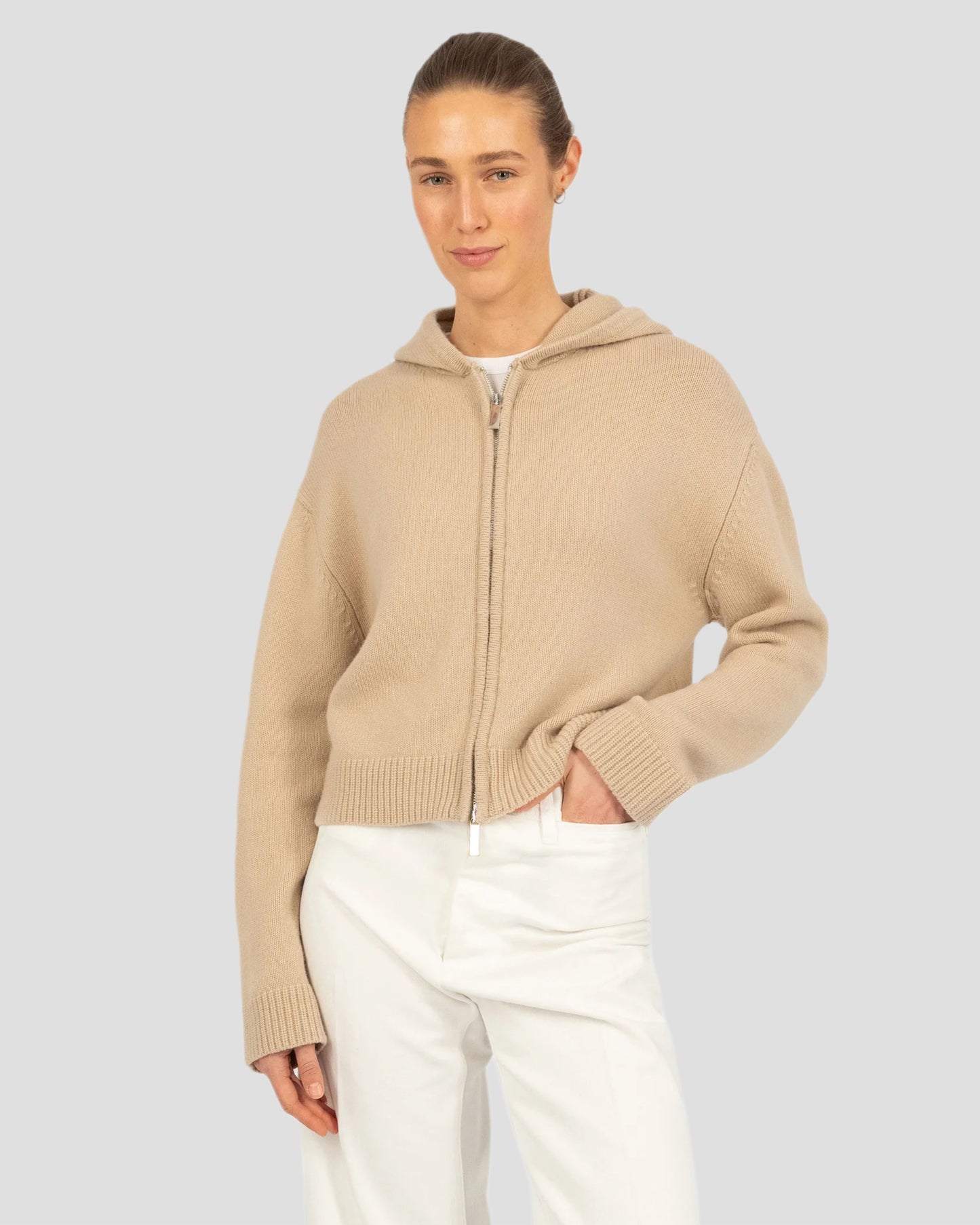 ANNA V BERG Jo Zip Jacket caramel