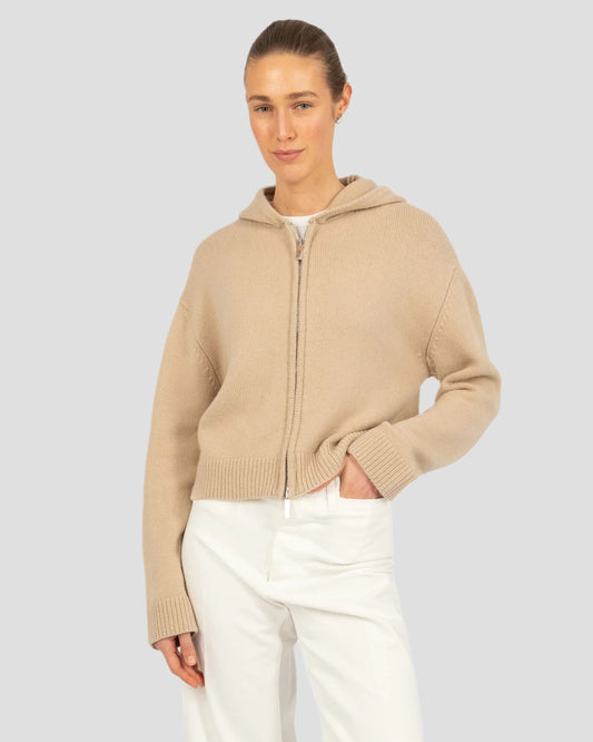 ANNA V BERG Jo Zip Jacket caramel