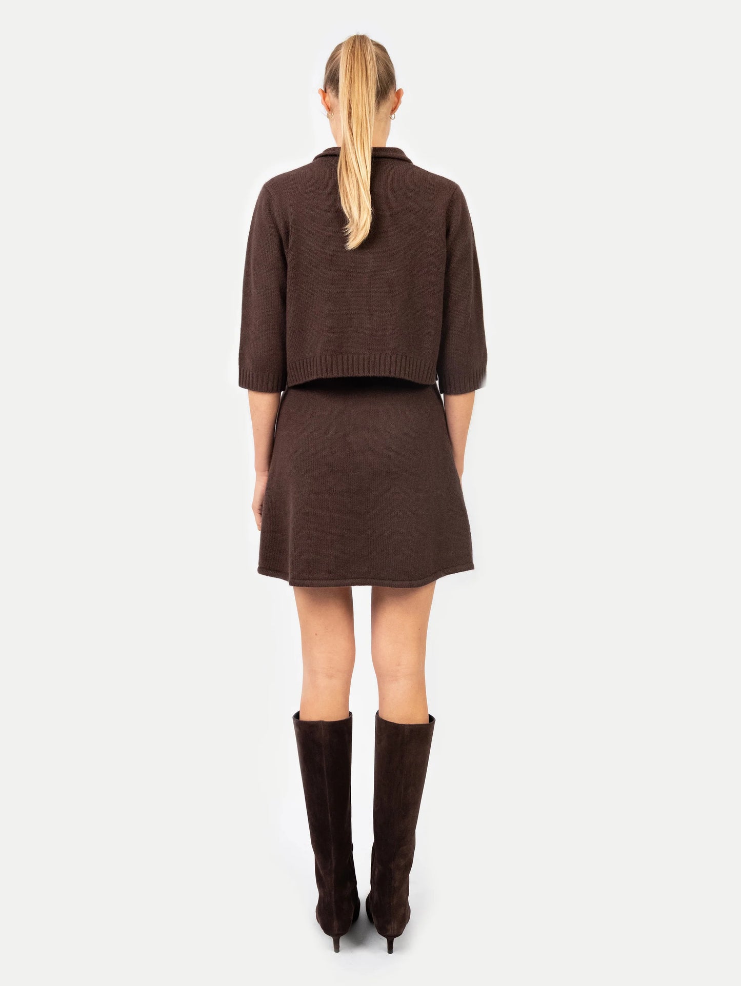 ANNA V BERG LAURA Jacket truffle brown