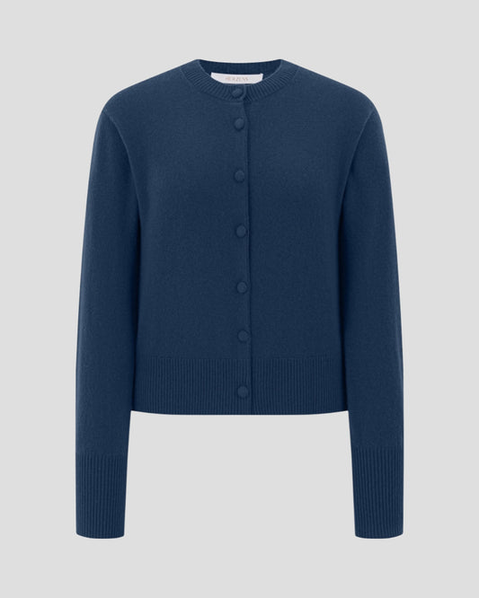 HERZENS Cardigan KIRA blau
