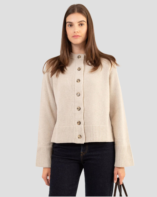 ANNA V BERG Dorothea Cardigan sand