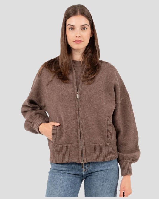 ANNA V BERG Augusta Jacket dark nougat