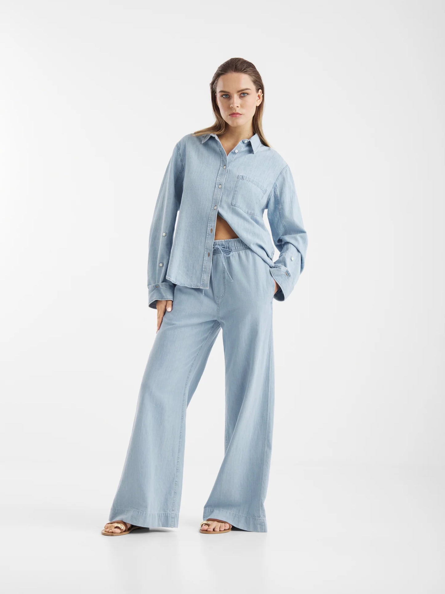 SOSUE ANNA PANTS LIGHT DENIM