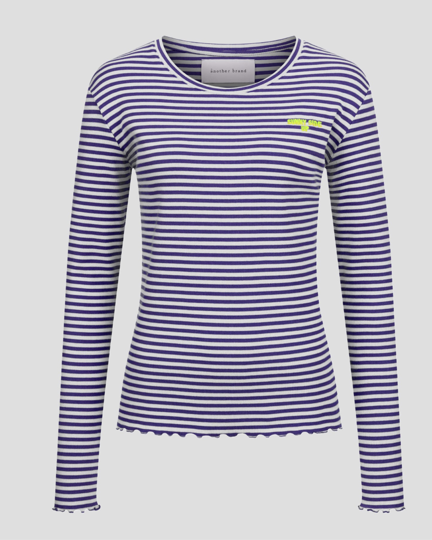 another brand Rib Longsleeve Sunny navy blue