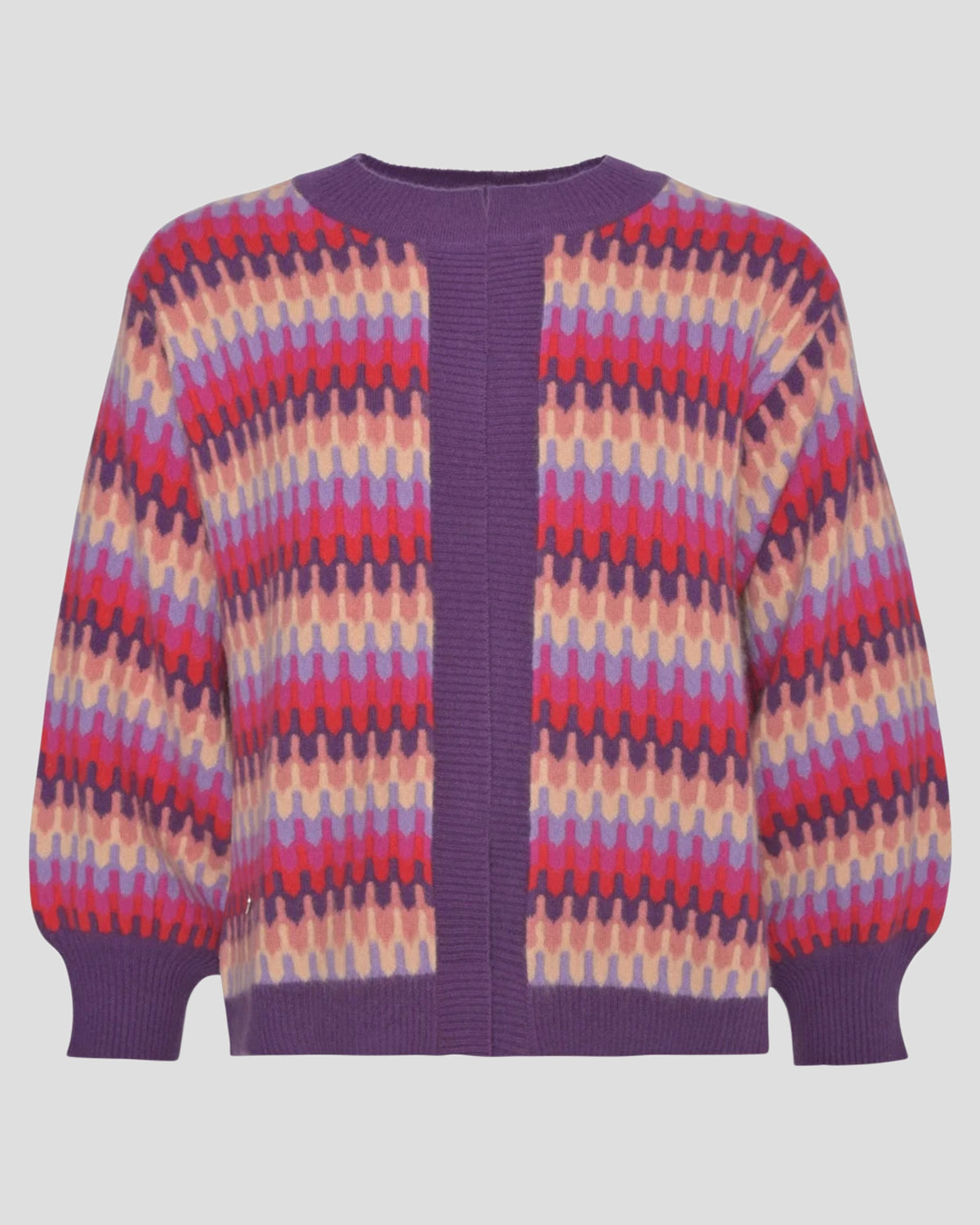 CUTE STUFF Cashmere Cardigan ZIGZAG