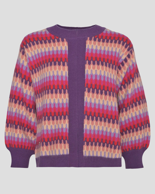 CUTE STUFF Cashmere Cardigan ZIGZAG