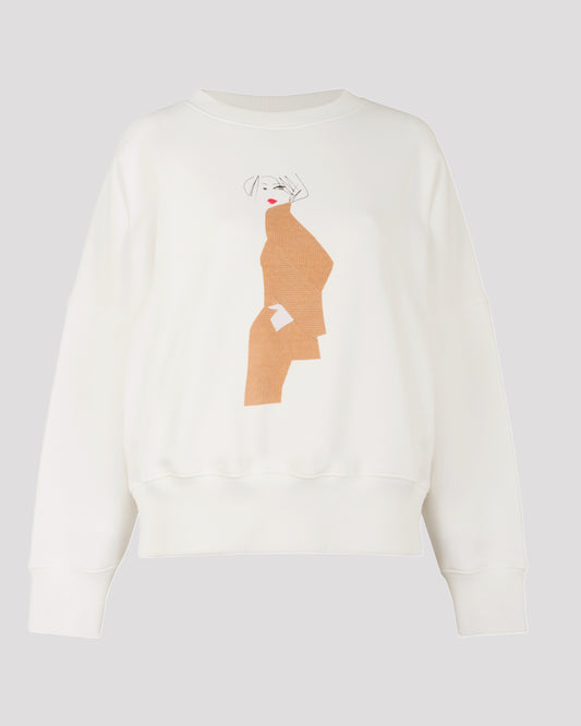 RAILIN Sweatshirt CONFIDENCE creme