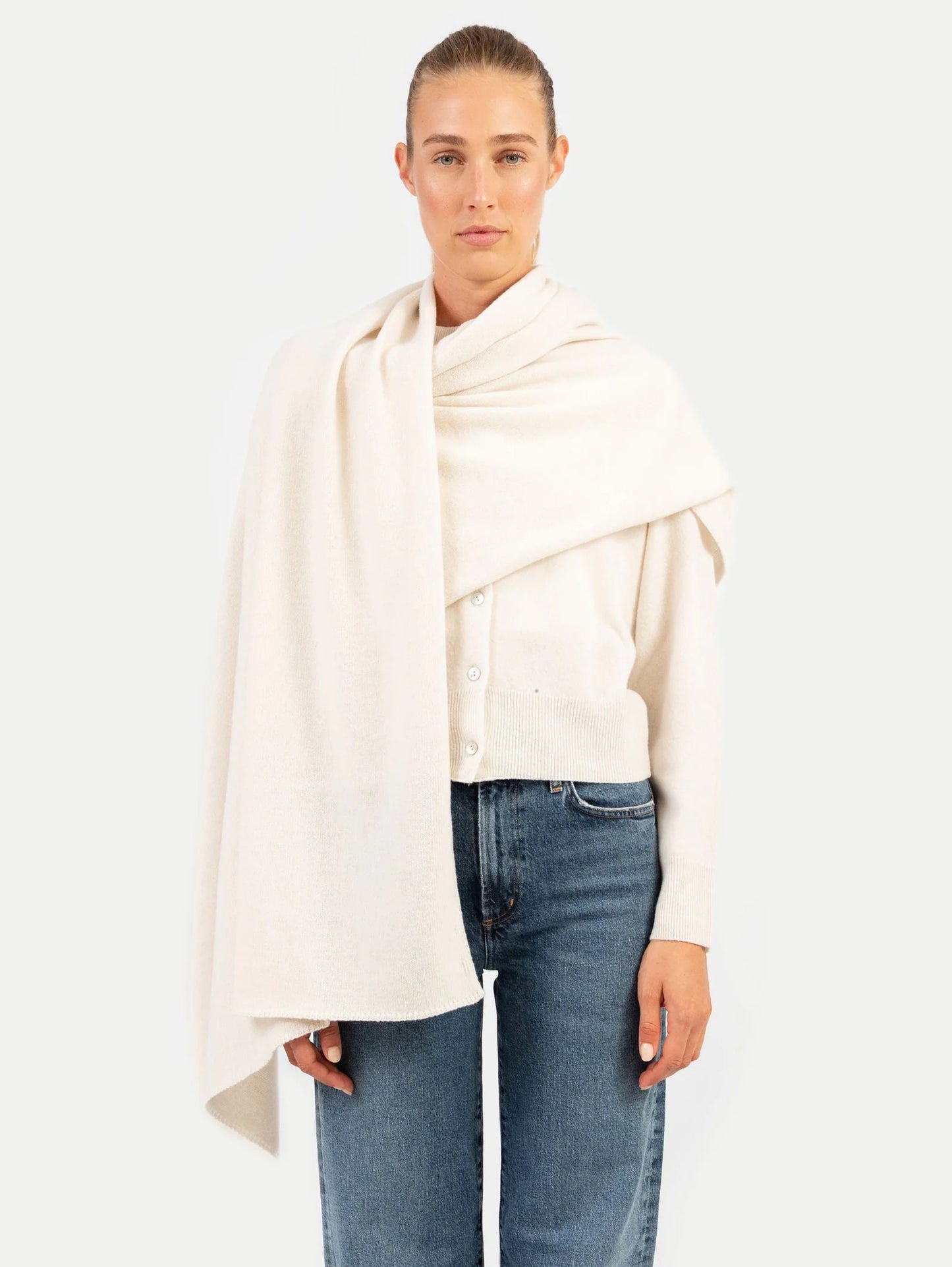 ANNA V BERG CARLA Scarf vanilla