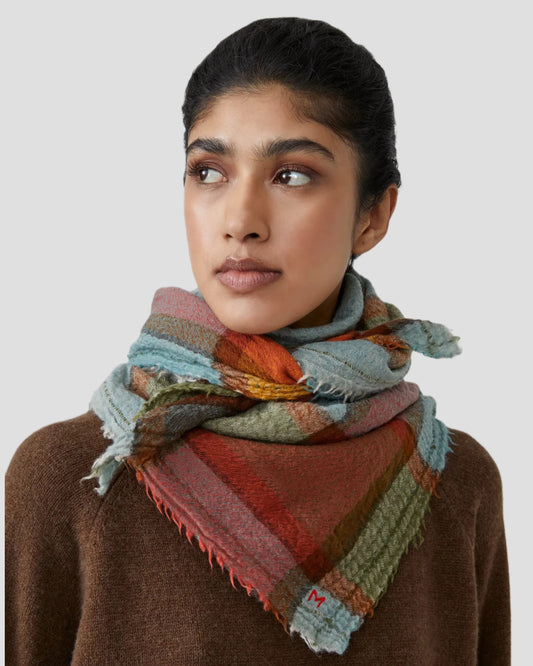 MOISMONT MADDY Scarf 90 x 90 cm spice