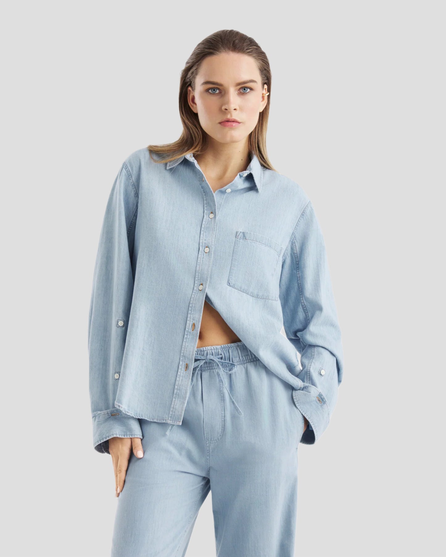 SOSUE BLOUSE CLASSIC DENIM