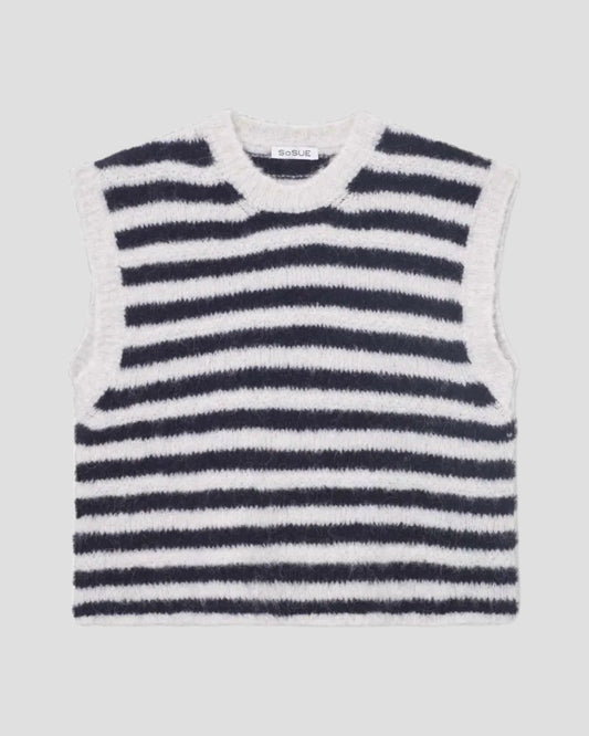 SoSUE Pullunder Blue Stripe