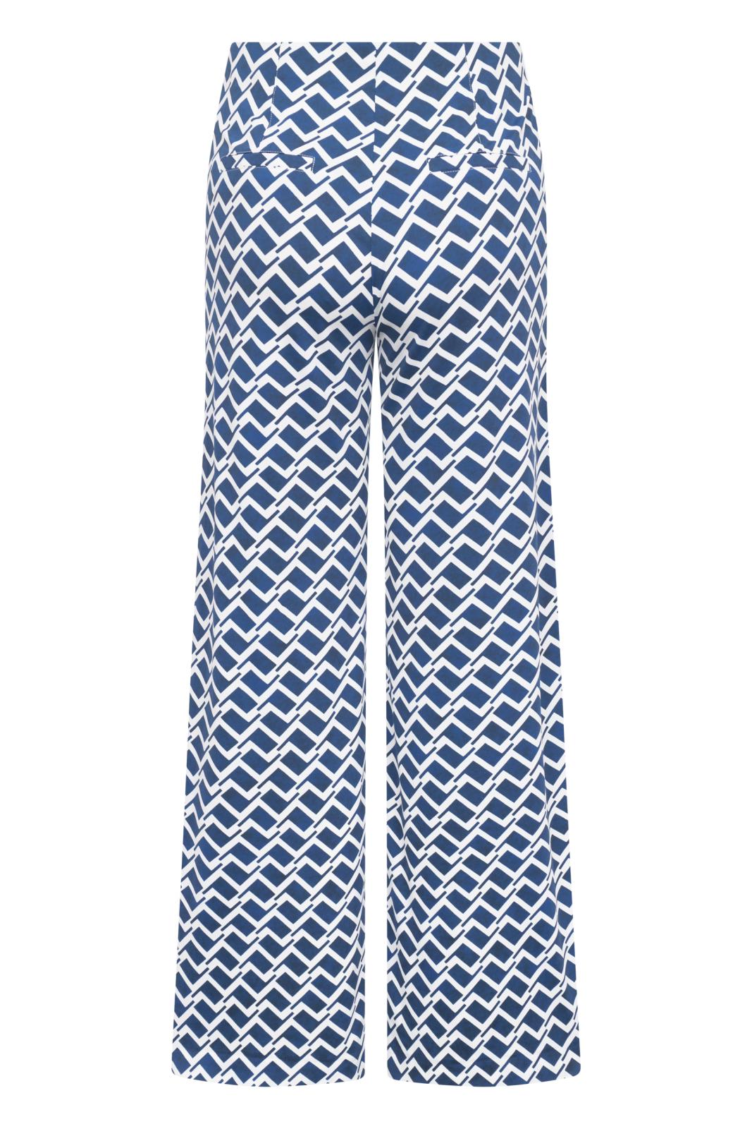 SEDUCTIVE Kimberly Aqua Square Print blau
