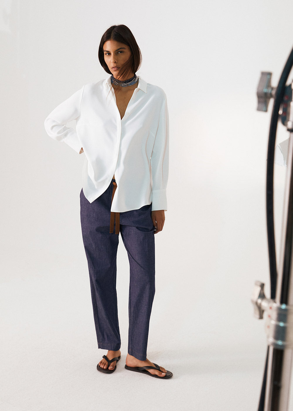 BIANCALANCIA Hose Carrot light stretch denim