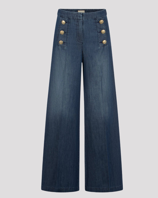 SEDUCTIVE BRIDGET Summer denim used blue