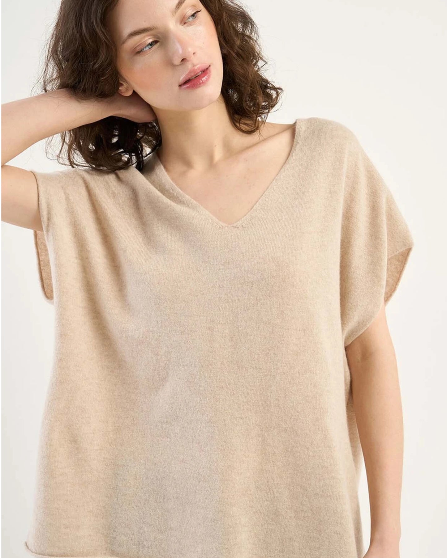 Les Tricots de Lea Pullover Maell Heather Beige