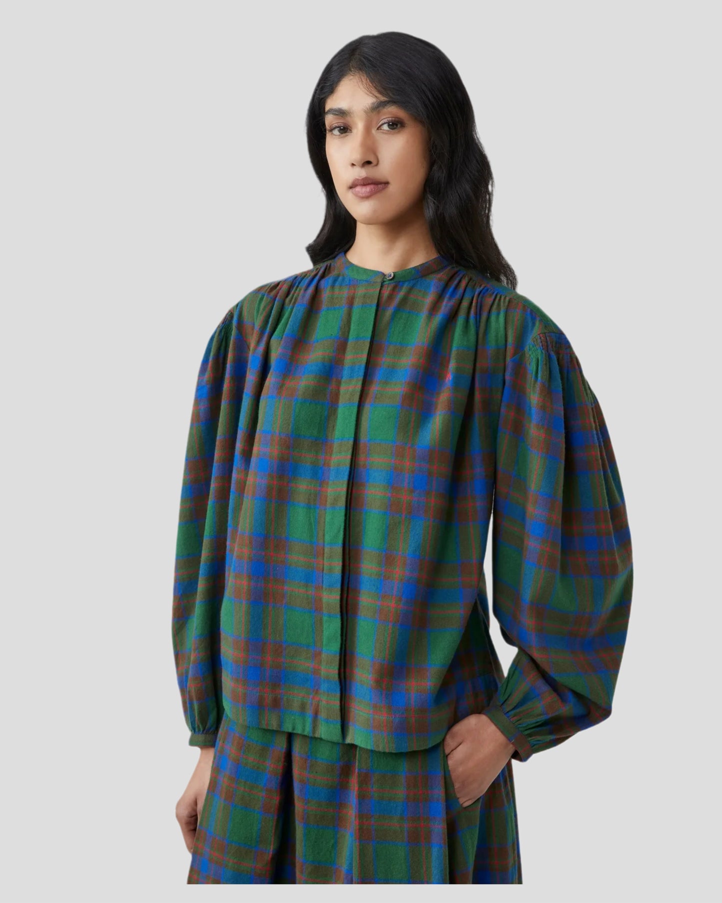 MOISMONT Bluse EMMA No 809 royal blue