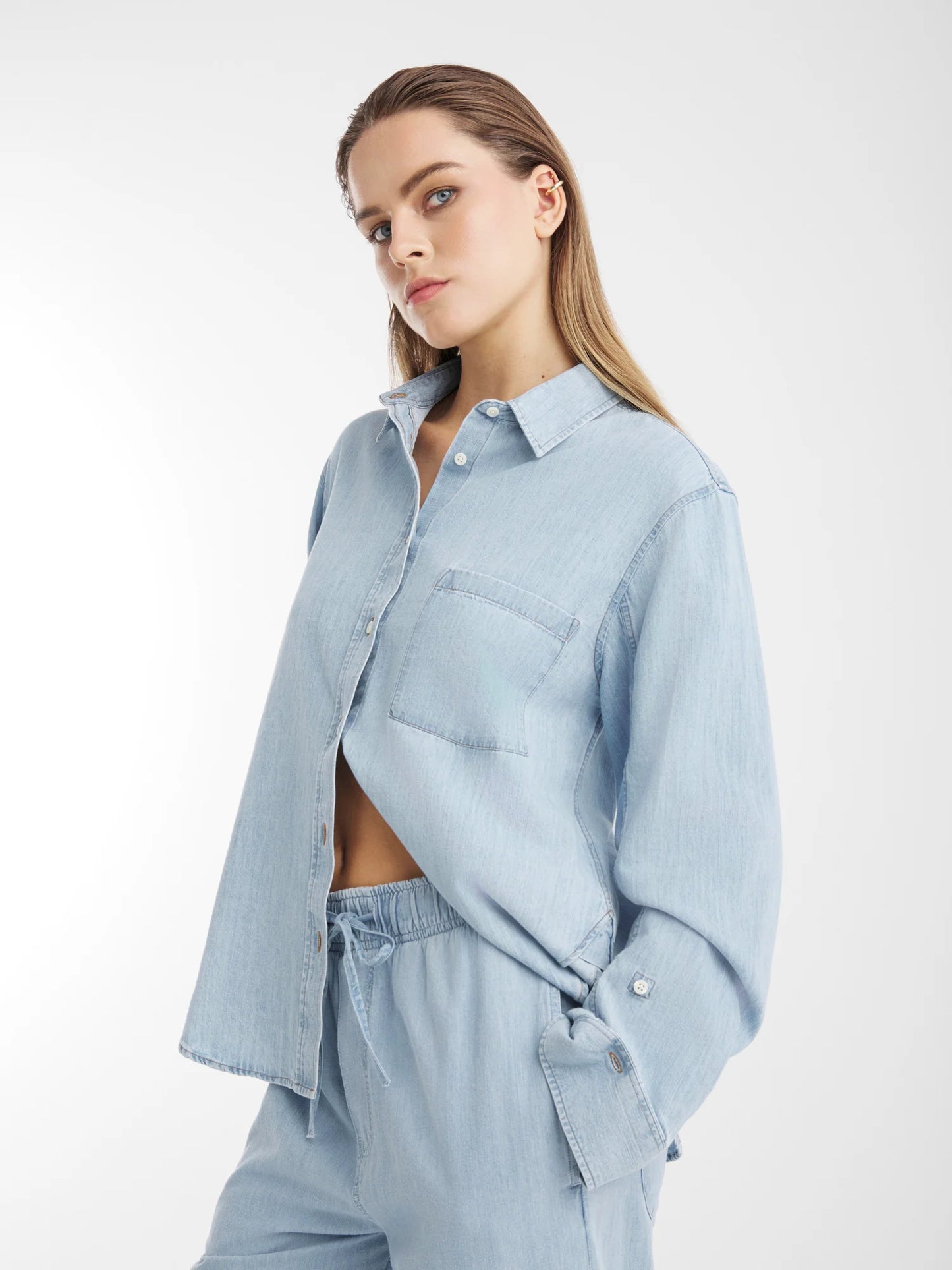SOSUE BLOUSE CLASSIC DENIM