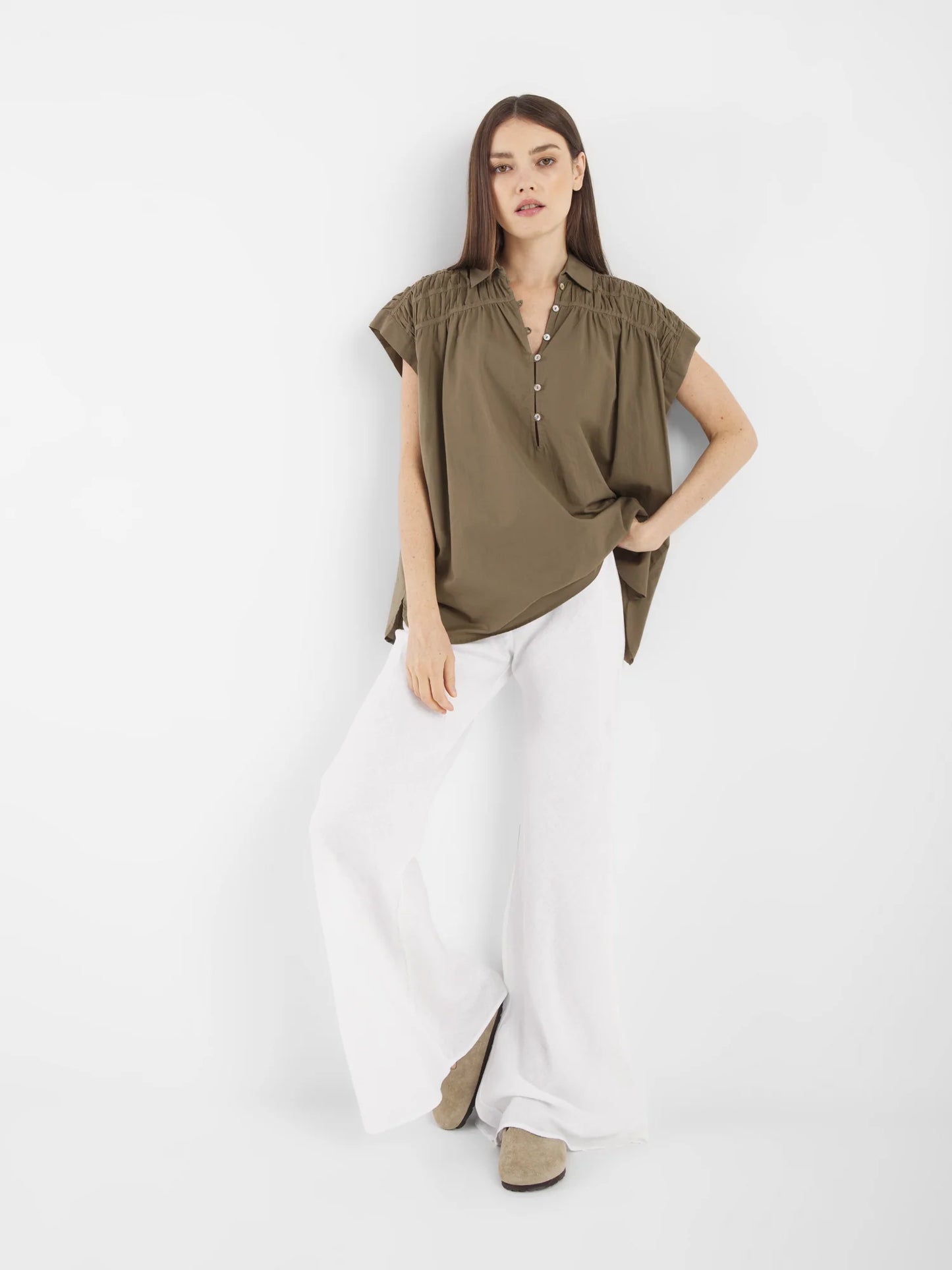SOSUE Bluse MAUI olive