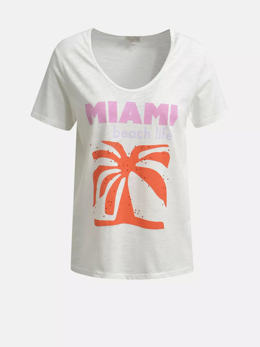 MILANO ITALY T-Shirt Print mit Stein