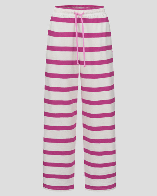 another brand Lounge Hose Streifen pink