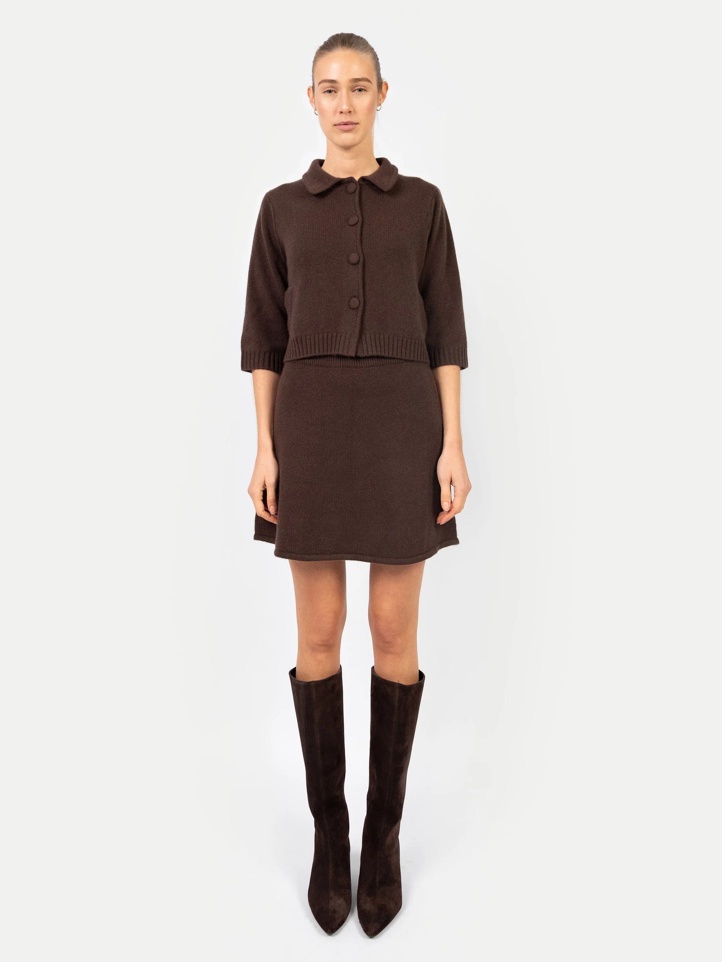 ANNA V BERG LAURA Jacket truffle brown