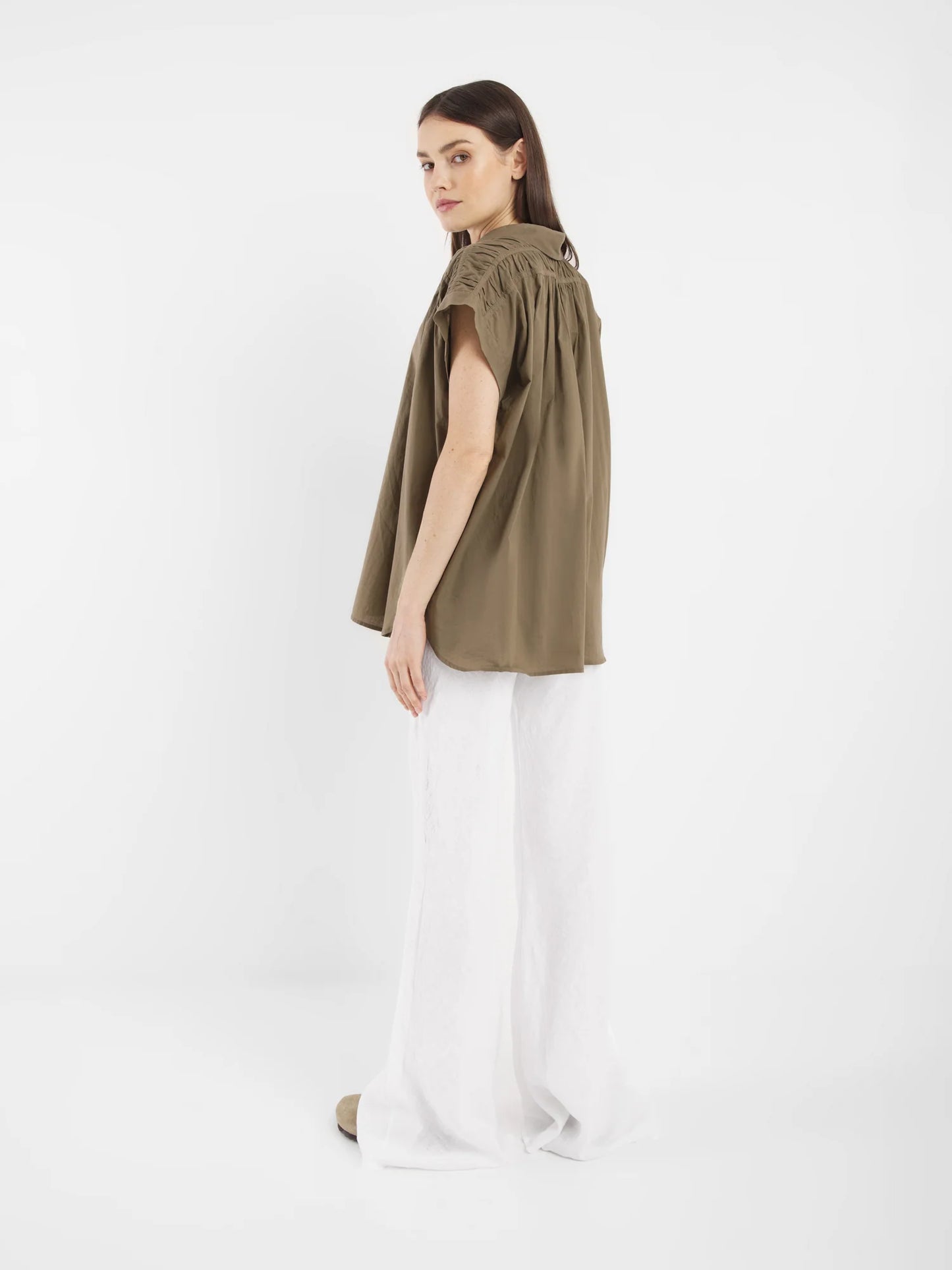 SOSUE Bluse MAUI olive